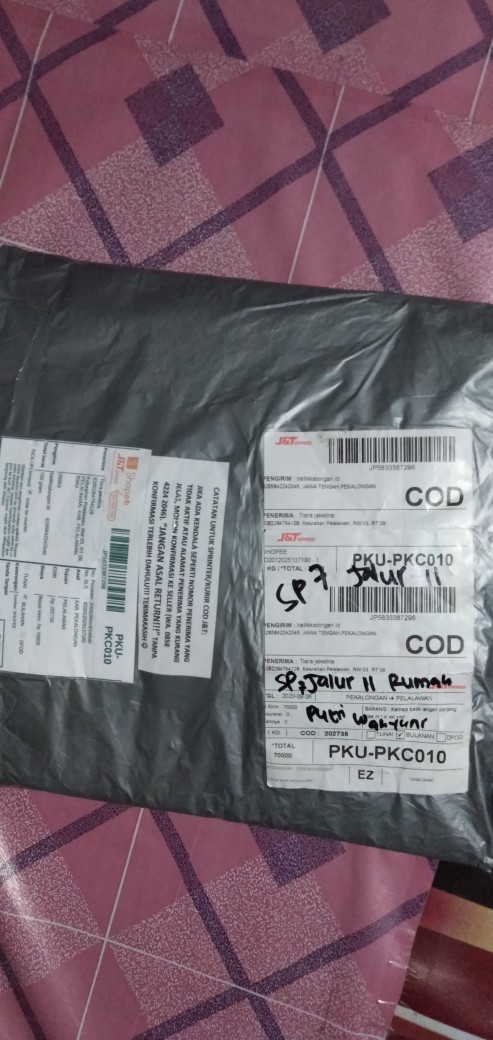 Kemeja Batik Lengan Panjang Size M L Xl Xxl Xxxl