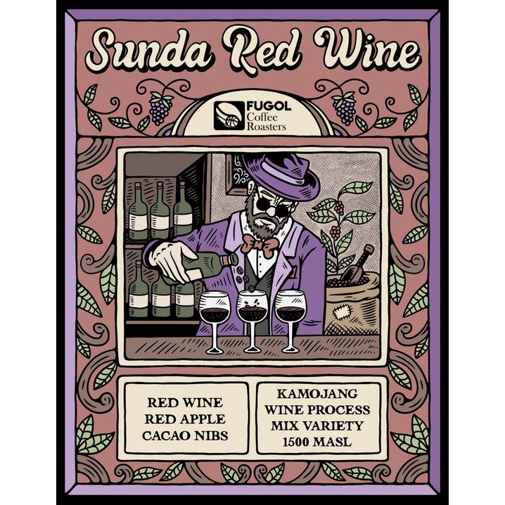 

Sunda Red Wine (200Gr) Single Origin Specialty Coffee Beans