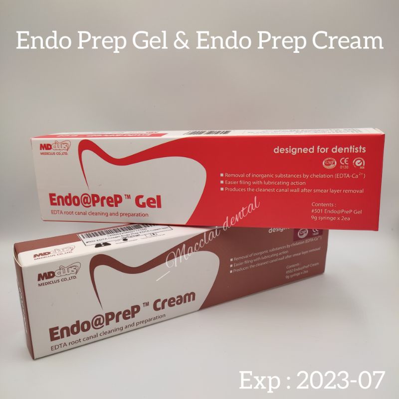 EDTA ROOT CANAL CLEANING AND PREPARATION ENDO PREP GEL