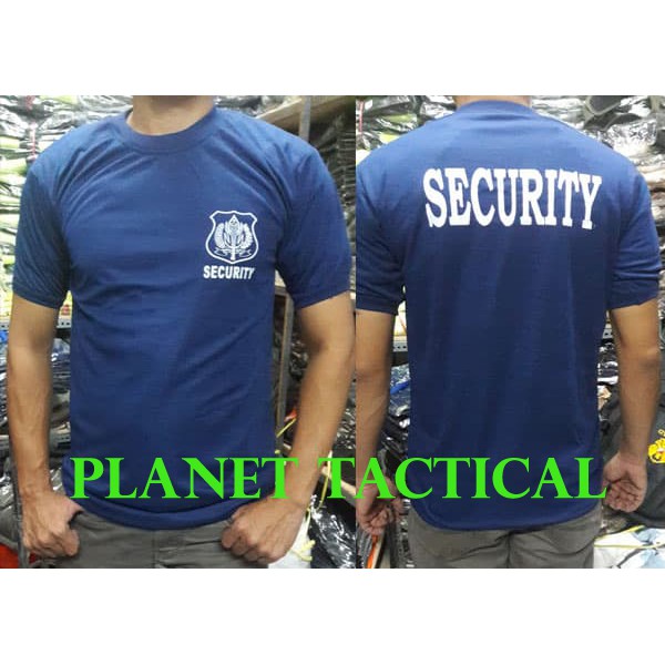 Kaos security coklat model baru kaos satpam grosir