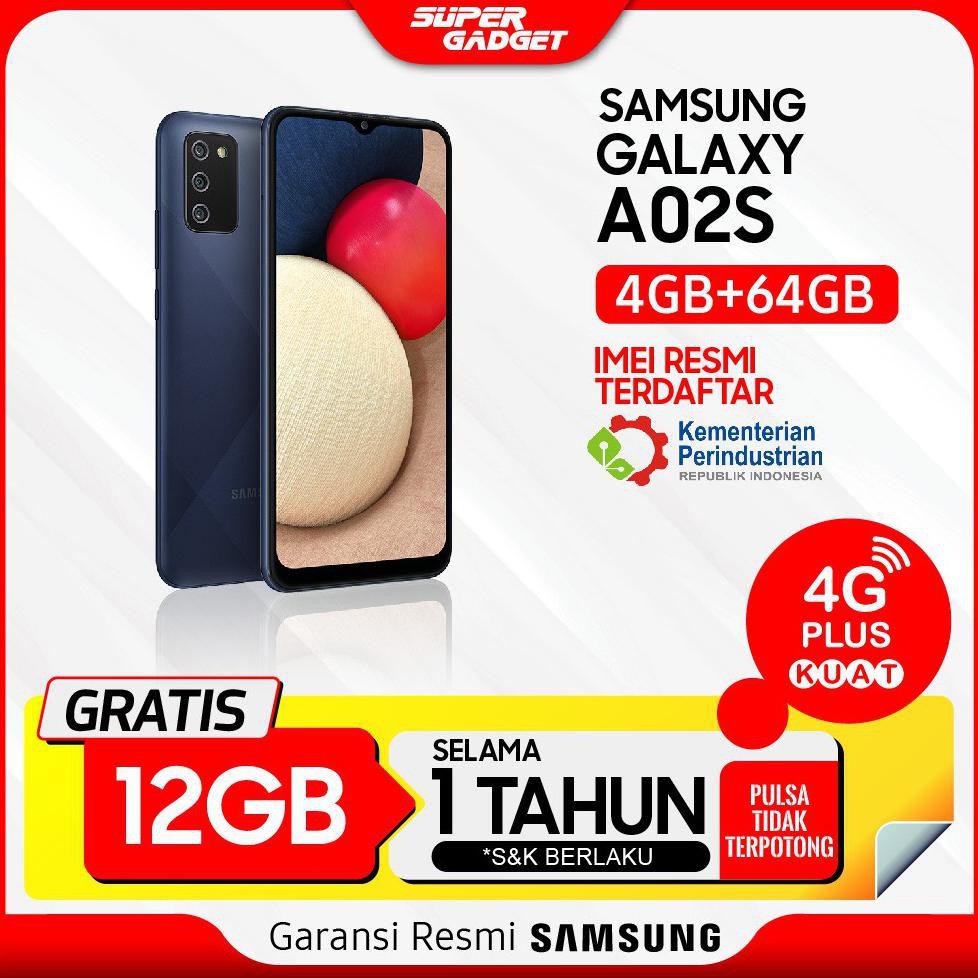✨ BISA COD✨ Samsung Galaxy A02S RAM 4 GB ROM 64 GB 4/64 ORIGINAL - Garansi Resmi BERMUTU Kode