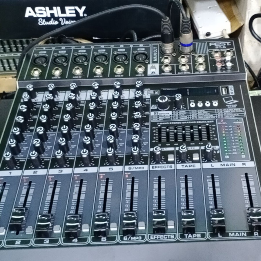 Mixer audio FEST ST-6 FEST ST 6 FEST ST6 Original 6 channel