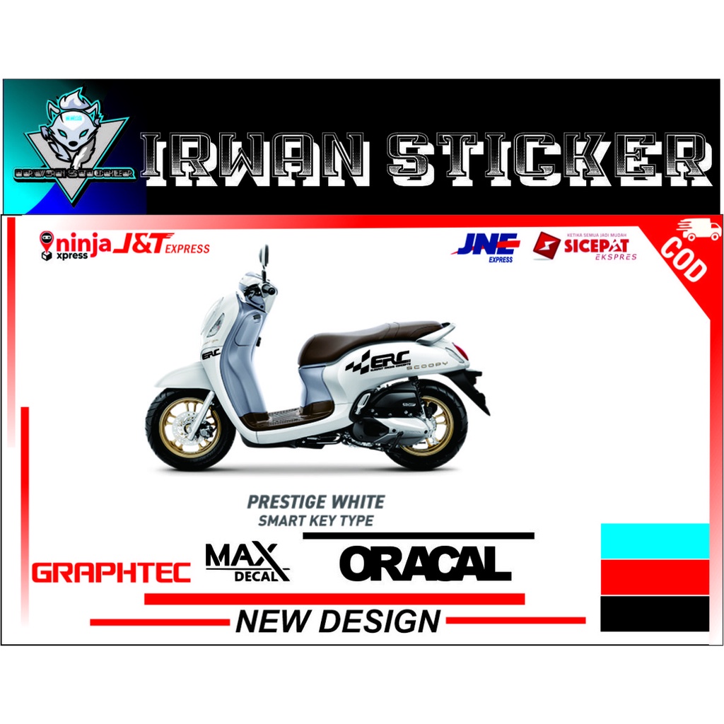 STRIPING SCOOPY 2020 CUTTING STICKER VARIASI COD.////