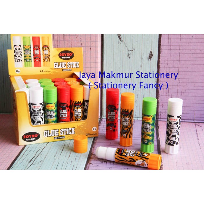 Lem stik joyko motif animal 8g GS-104 ( 1 pak 24 pcs)