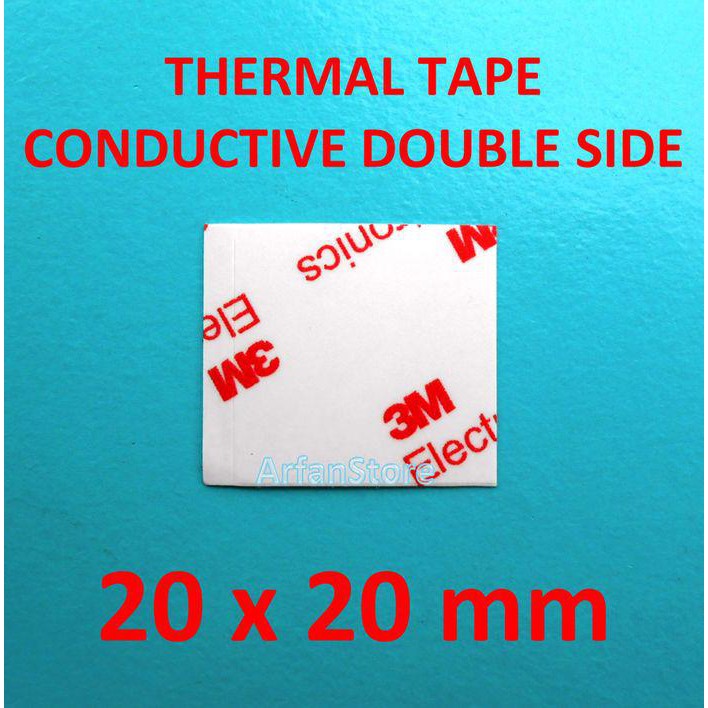 

Thermal Tape 20X20Mm Conductive Adhesive Double Side Perekat Heatsink