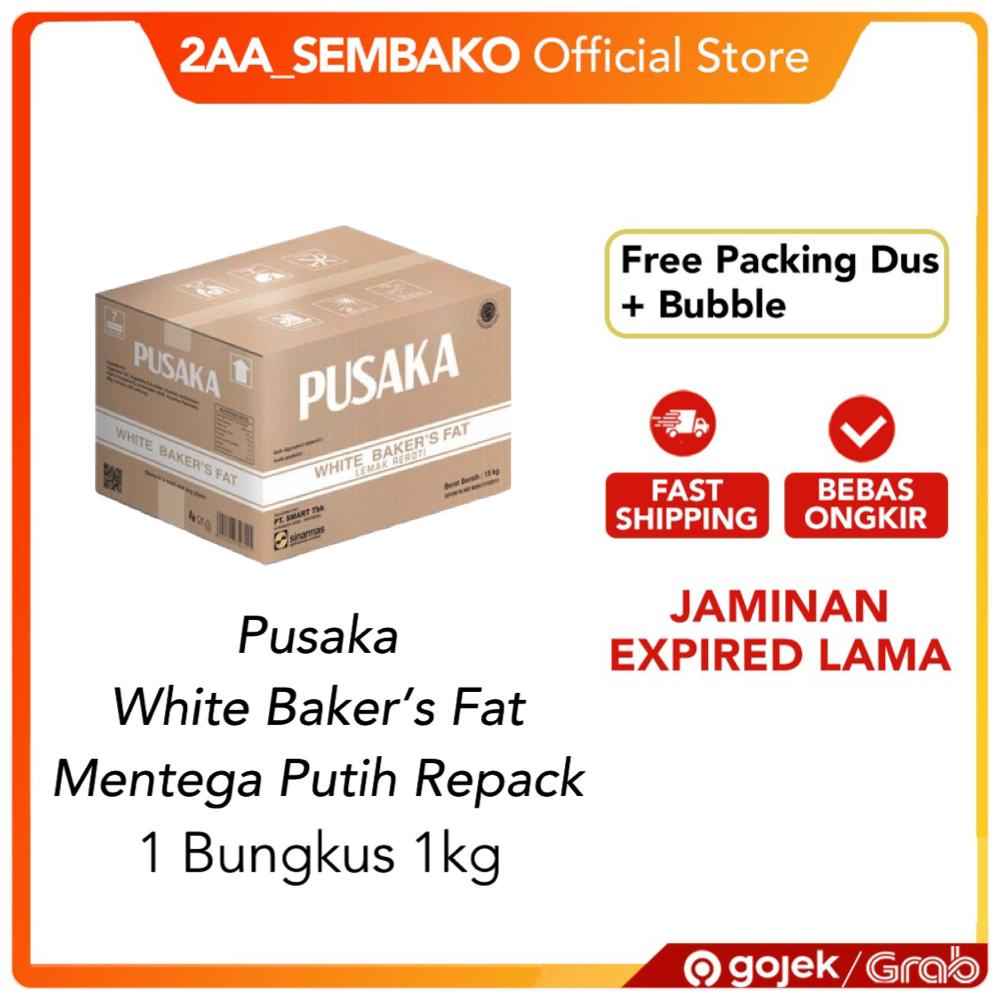 

Mentega Putih Pusaka Margarin White Baker'S Fat Repack 1Kg