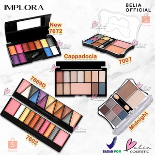Image of ❤ BELIA ❤ Implora (✔️BPOM) Eyeshadow Pallete + Blush On ( palet eye shadow ) Palette