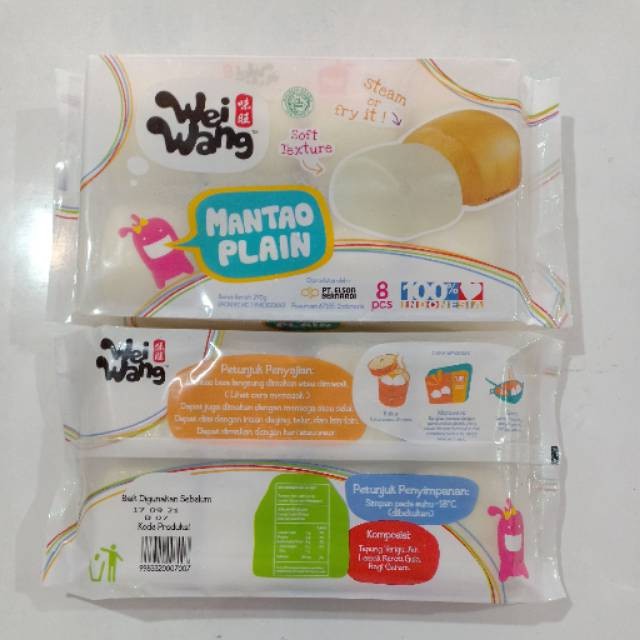 

WEIWANG mantao plain 8s 290gr [ soft texture mantau ]
