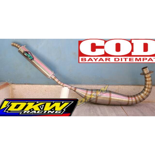 Knalpot jrm Satria 2tak 120R 120Ru Satria lumba Satria hiu stainless