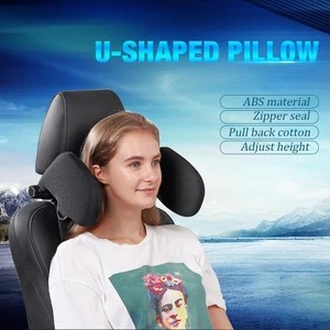 Car Seat Pillow Headrest Neck Travel Pillow Bantal Penyangga Jok Mobil