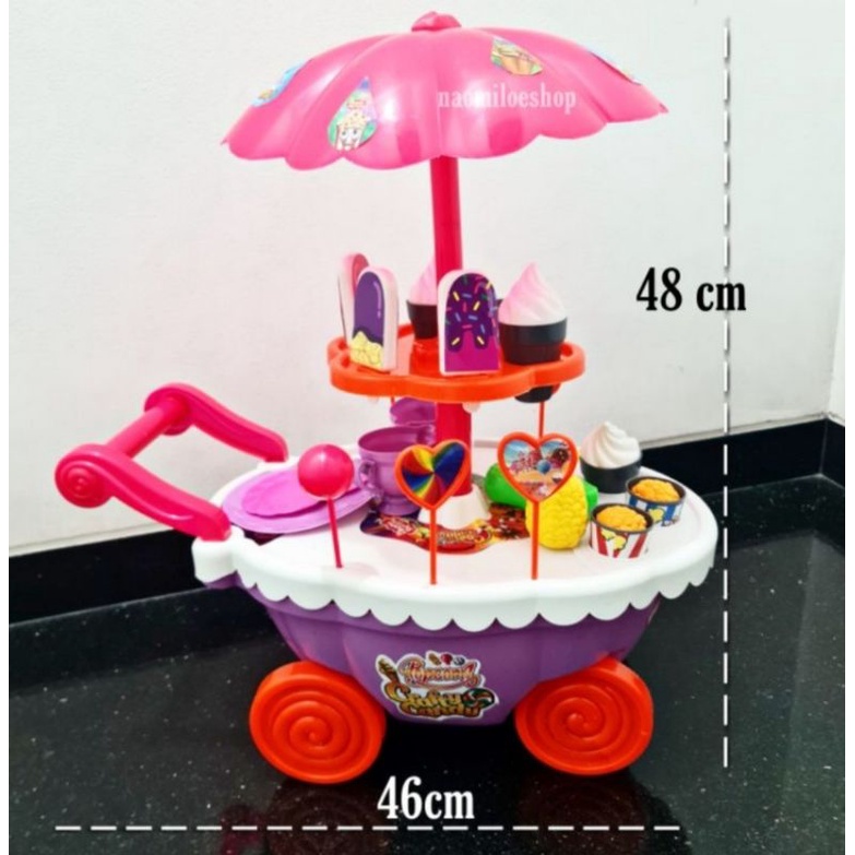 (JUMBO) Mainan anak Gerobak ice cream besar mainan ice cream jumbo