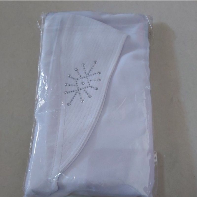 KHIMAR ANDINE ORI KARANGGO-PUTIH BERSIH