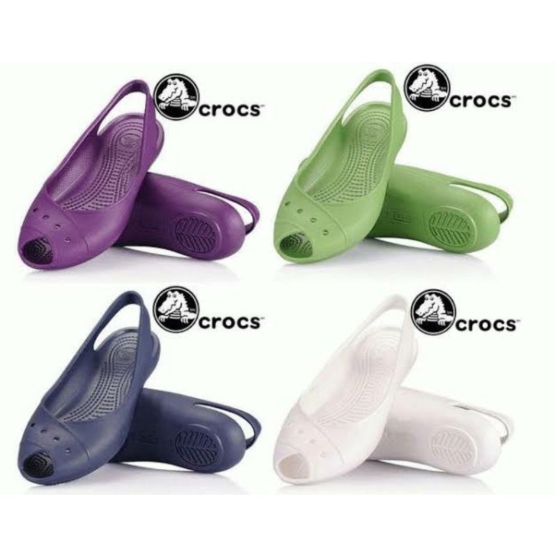 BIG SALE TERMURAH CROCS LADY WOMEN SEPATU SANDAL KARET MALINDI WANITA FLAT SHOES ORI