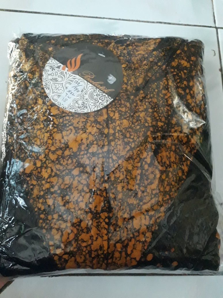 Tw26 Gamis Batik Twill Premium Motif Abstrak