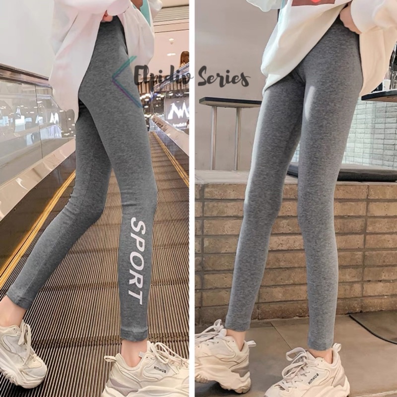 Elpidiv - Legging Soft Rayon Katun SPORT LDF-001 (M,L,XL,XXL,XXXL)