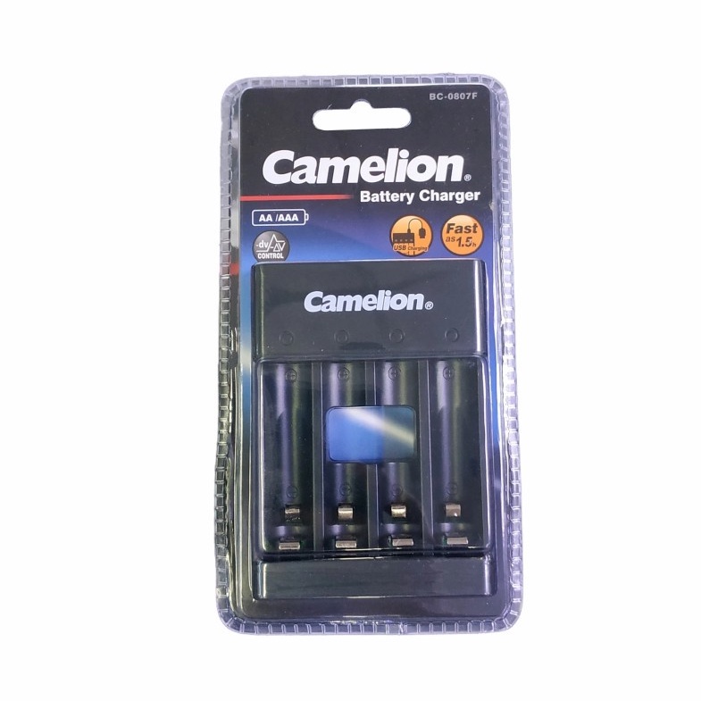 Charger Baterai Camelion for AA / AAA BC-0807F USB