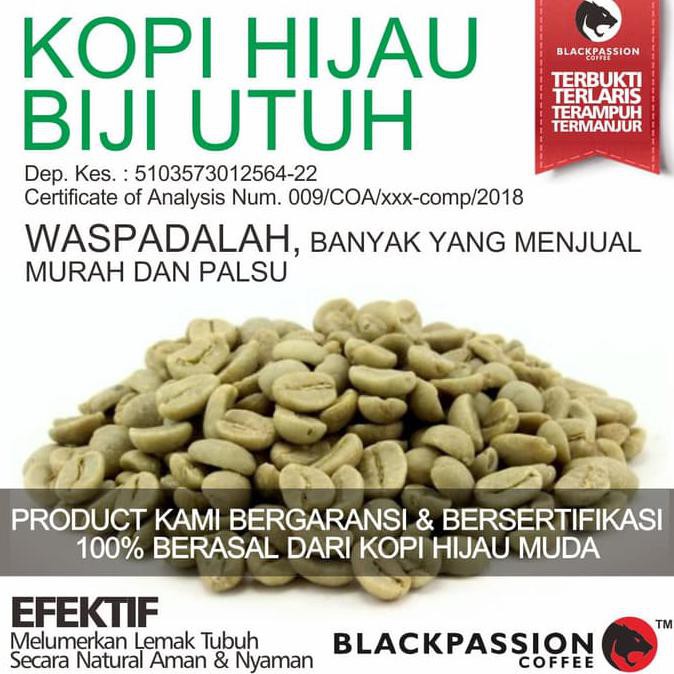 

KOPI HIJAU MUJARAB - GREEN COFFEE - BIJI UTUH - TERBUKTI STOK TERBATAS