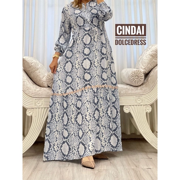 Daster Arab DOLCE CINDAI Dress Rayon Super Busui