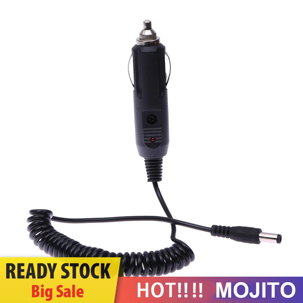 MOJITO DC 12V Car Charger Charging Cable for Baofeng Radios UV-5R 5RE PLUS UV5A+