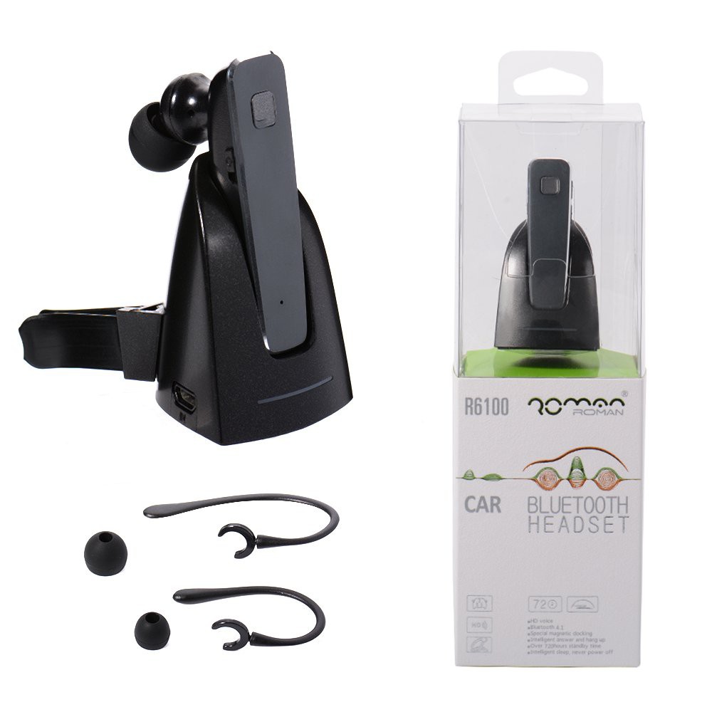 MallCasing - Earphone Bluetooth / Handsfree / Headset Roman R6100 Stereo Extra Bass