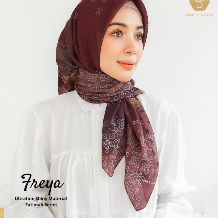 Bisa COD HIJAB VOAL PRINTING REGULER - YOUTHSCARF SIGNATURE FATIMAH SERIES