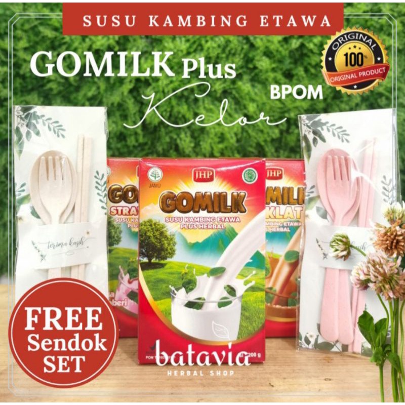 

Gomilk Susu Kambing Etawa Plus Herbal Kelor 200gr Bukan Gomars Skygoat