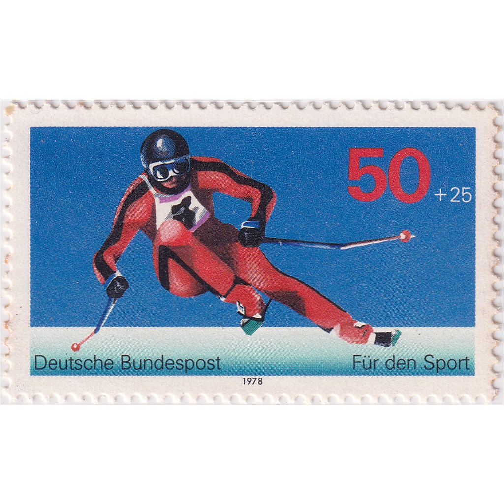 

Prangko Germany 1978 - Alpine Skiing