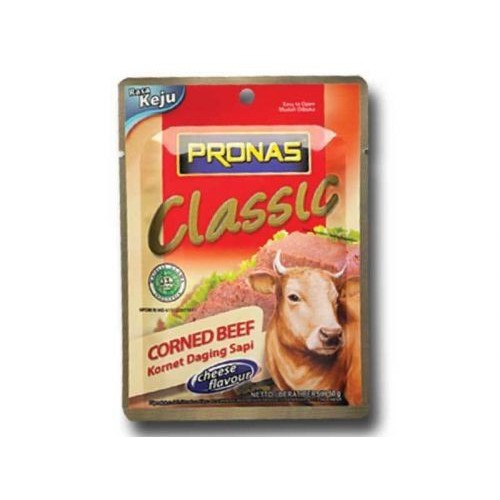 

Pronas Classic Kornet Daging Sapi Rasa Keju 50g