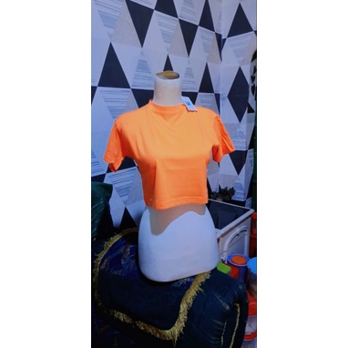 Kaos Crop Tee Cotton Combed 24s