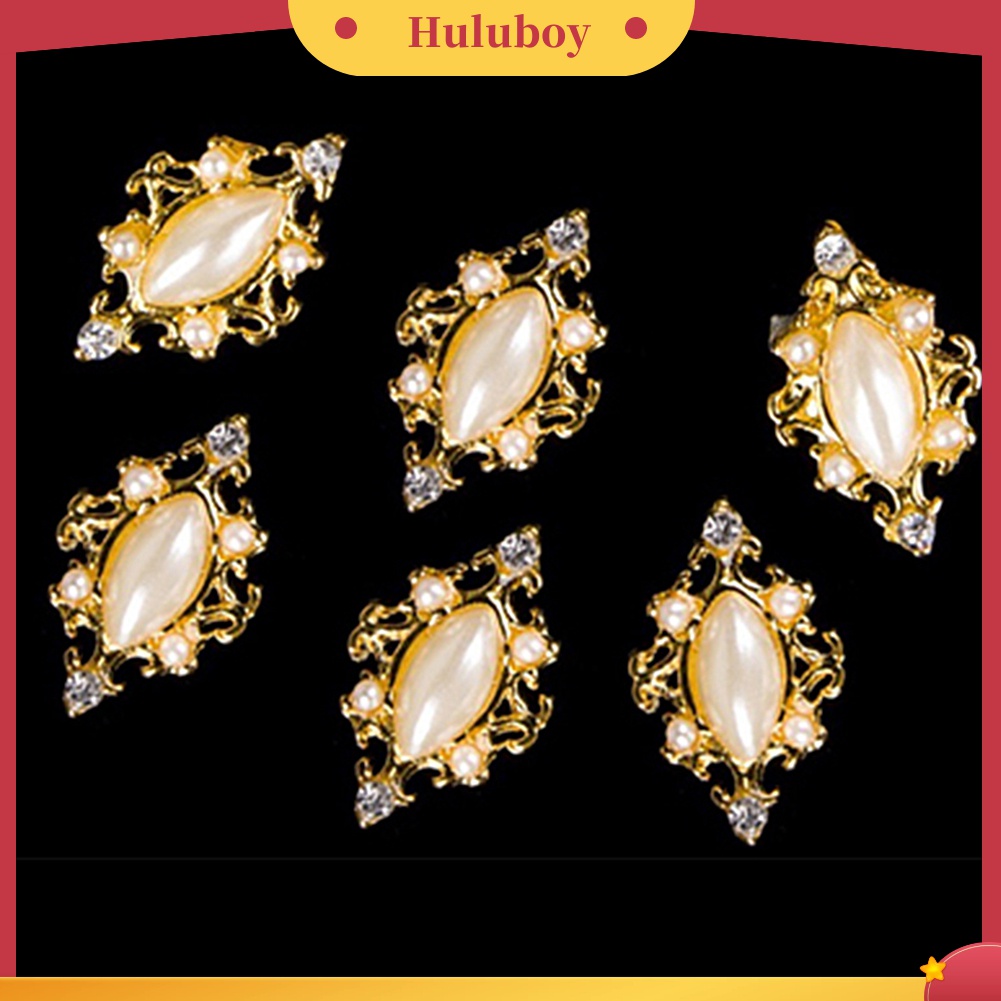 Huluboy Huluboy♡ Manik-manik Berlian Imitasi Glitter 3D Untuk Dekorasi Manicure DIY