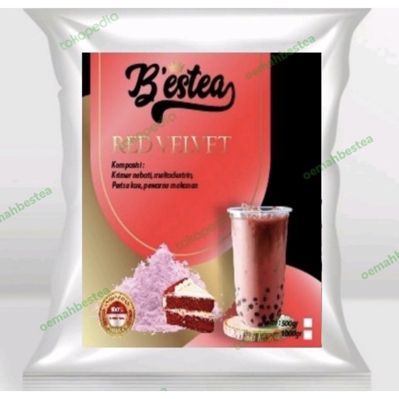 Bubuk Minuman Rasa Red Velvet Premium 1 Kg Powder Drink