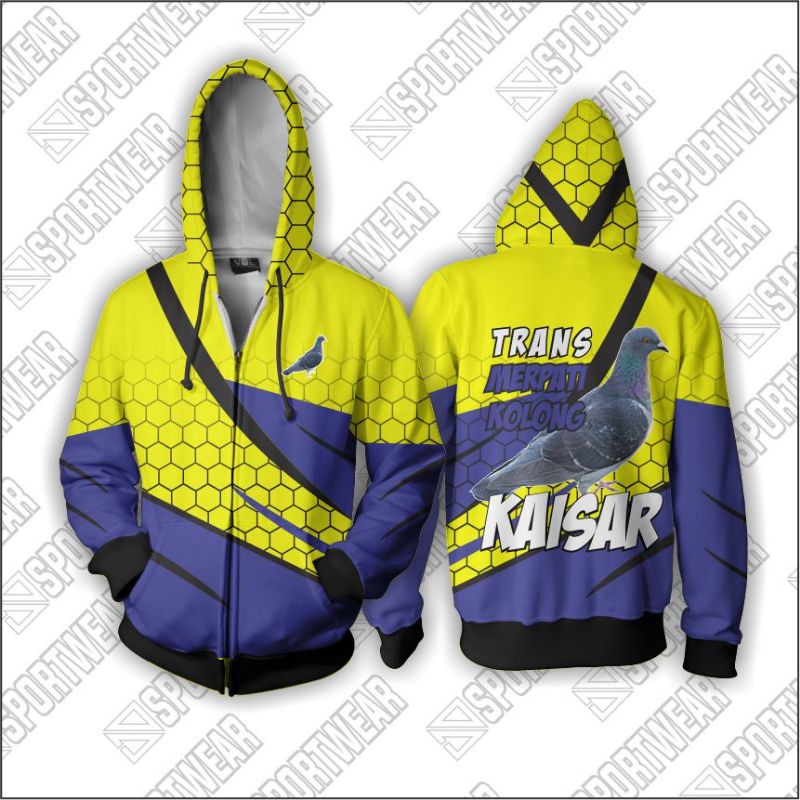 Jaket merpati kolong / jersey merpati kolong / jaket printing / jaket full printing / jaket merpati 