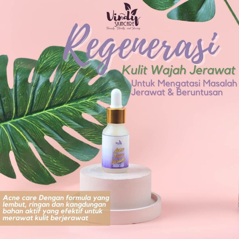 SERUM ACNE VINDYSKINCARE/ OBAT JERAWAT / OBAT BERUNTUSAN
