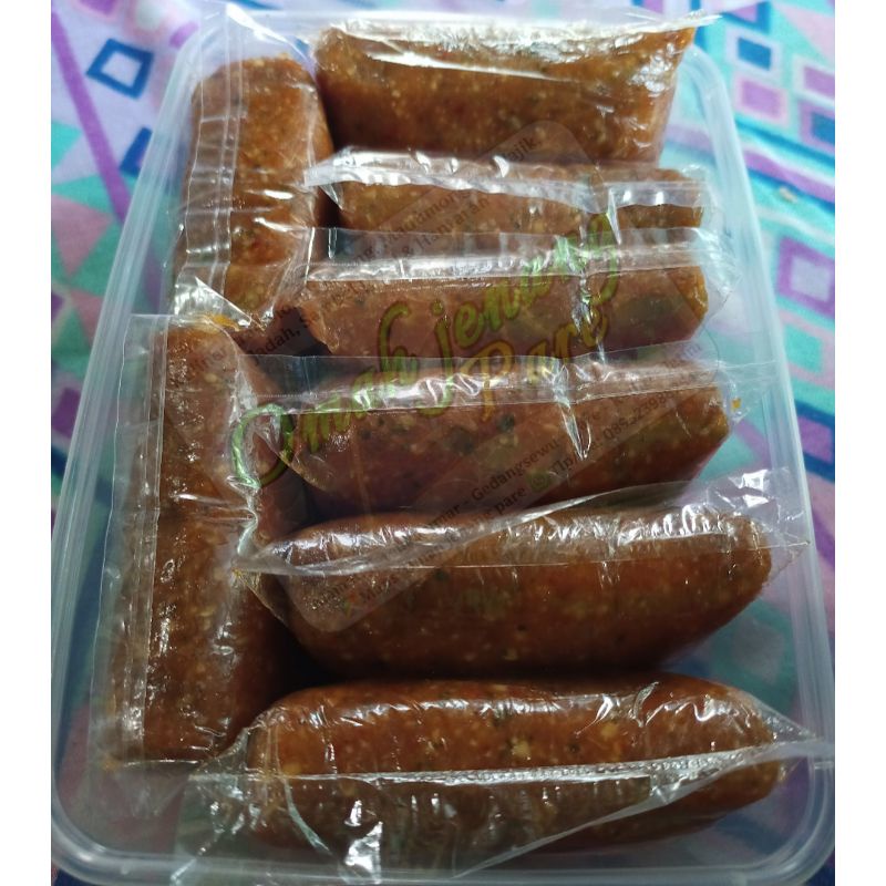 

Sambel pecel/ bumbu pecel kemasan 1kg paket 8 pcs