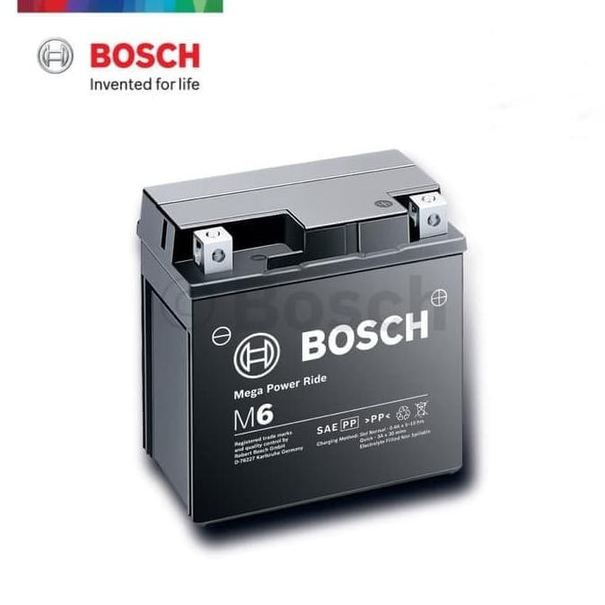 Jual Ready Stock] Battery Aki Accu Bosch Rbtz-7S 6 Ampere Motor Vespa Lx  150 Primavera Indonesia|Shopee Indonesia