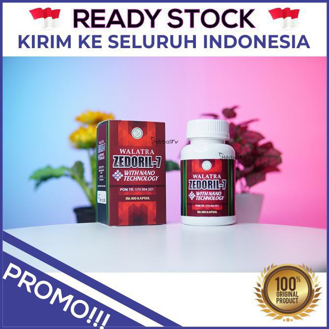 Obat Gusi Bengkak Zedoril 7 Walatra - Original Asli Kapsul Zedoril7