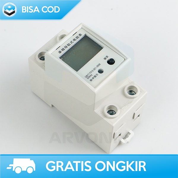 ALAT UKUR LISTRIK VOLTMETER TAFFWARE SMART POWER LCD DISPLAY FIREPROOF