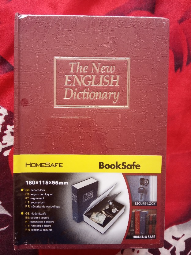 Brankas Mini Kotak Uang Perhiasan Rahasia Buku Safe Safety Deposit Box