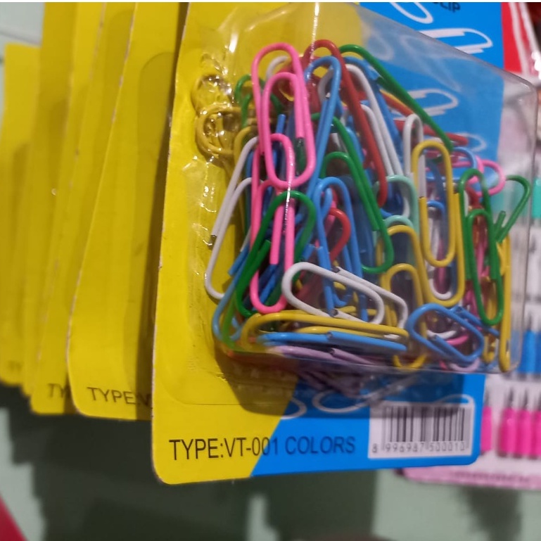 Paper Clip Klip Kertas Warna Warni Lucu Fancy (Isi 100 pcs)