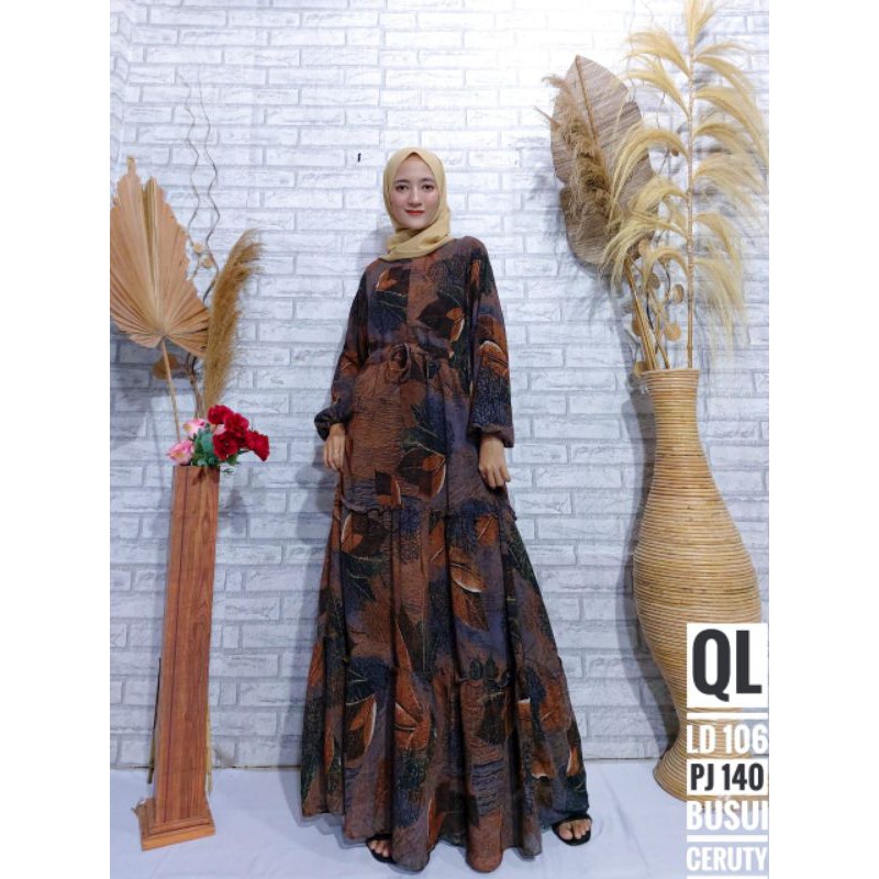 GAMIS PUTRI  CERUTY DRESS // GAMIS TIFA //HOMEDRESS// GAMIS SIMPLE //