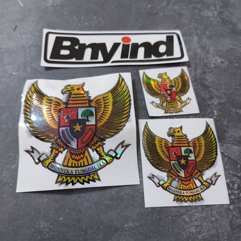 STICKER EMBLEM GARUDA INDONESIA TIMBUL