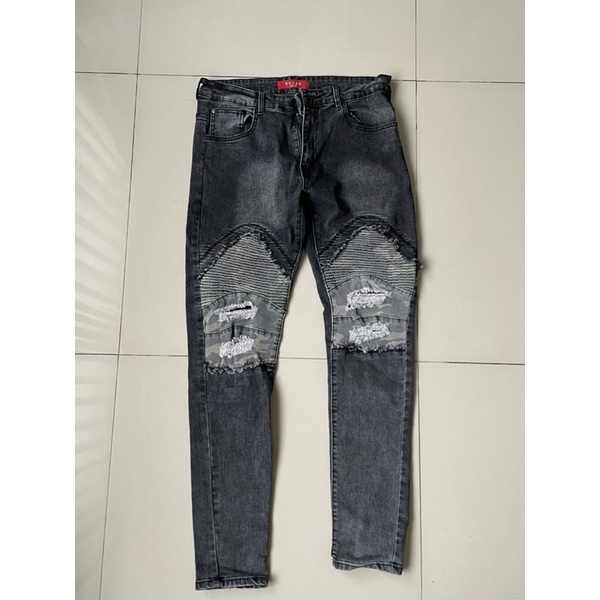 RUCAS x BIMOPD SKINNY RIPPED JEANS