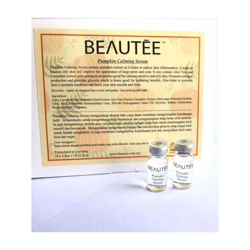 BEAUTEE NANO SCAR 1BTL SERUM BOPENG JERAWAT / PENGECIL PORI / ANTI AGING SERUM BB GLOW