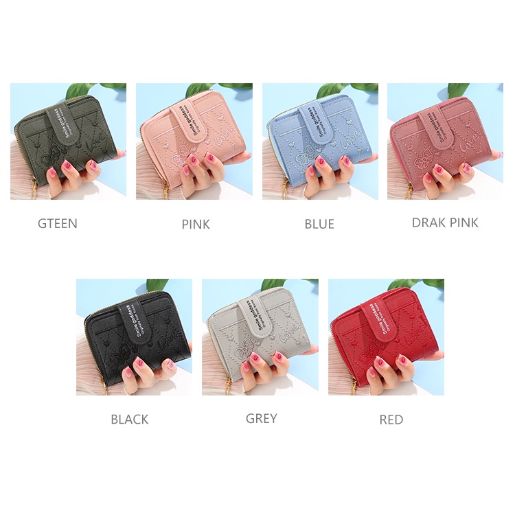 D 1014 Dompet Lipat Wanita Relesting Love