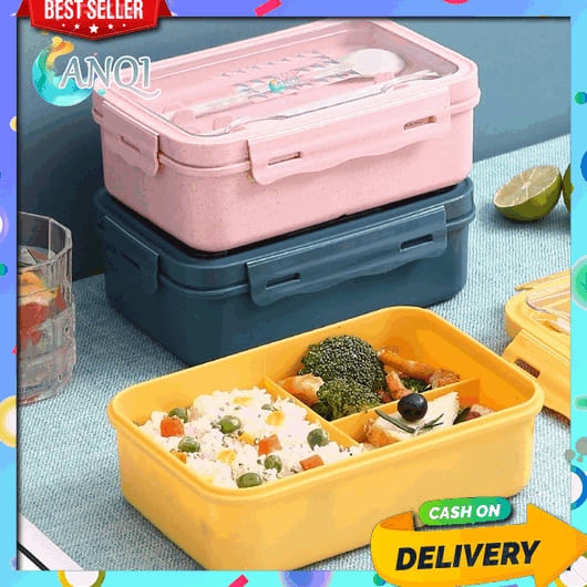 Kotak Makan Tupperware Estetic Tumpah Makanan Polos Penny L7A3 Plus Premium Set Plastik Vintage Seka