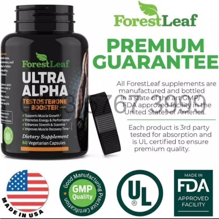 Ultra Alpha Suplemen pria Fitnes Dan Tingkatkan Stamina Gairah