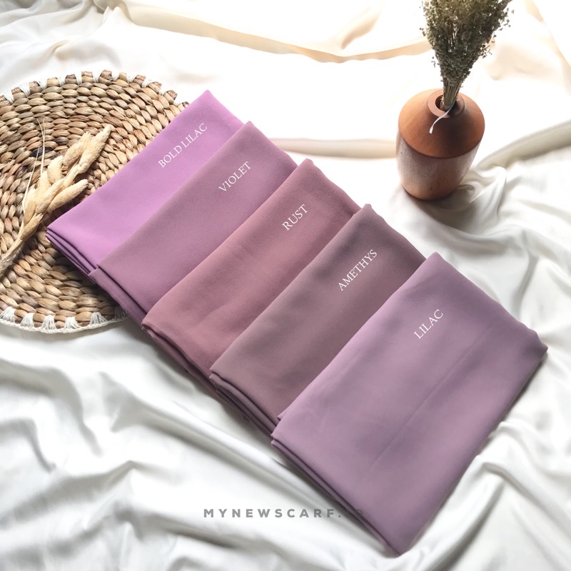 PASHMINA CERUTY BABYDOLL / PASHMINA CERUTY PREMIUM-BOLD LILAC
