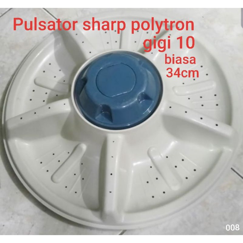 Pulsator mesin cuci polytron sharp 34 cm