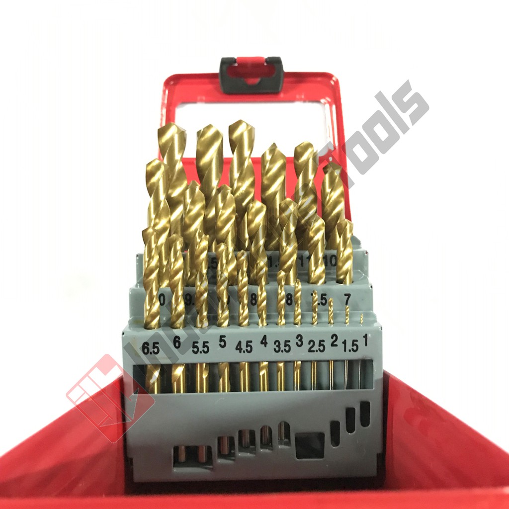 DOMAX TAIWAN Mata Bor Besi Set 25 Pcs 1- 13 mm