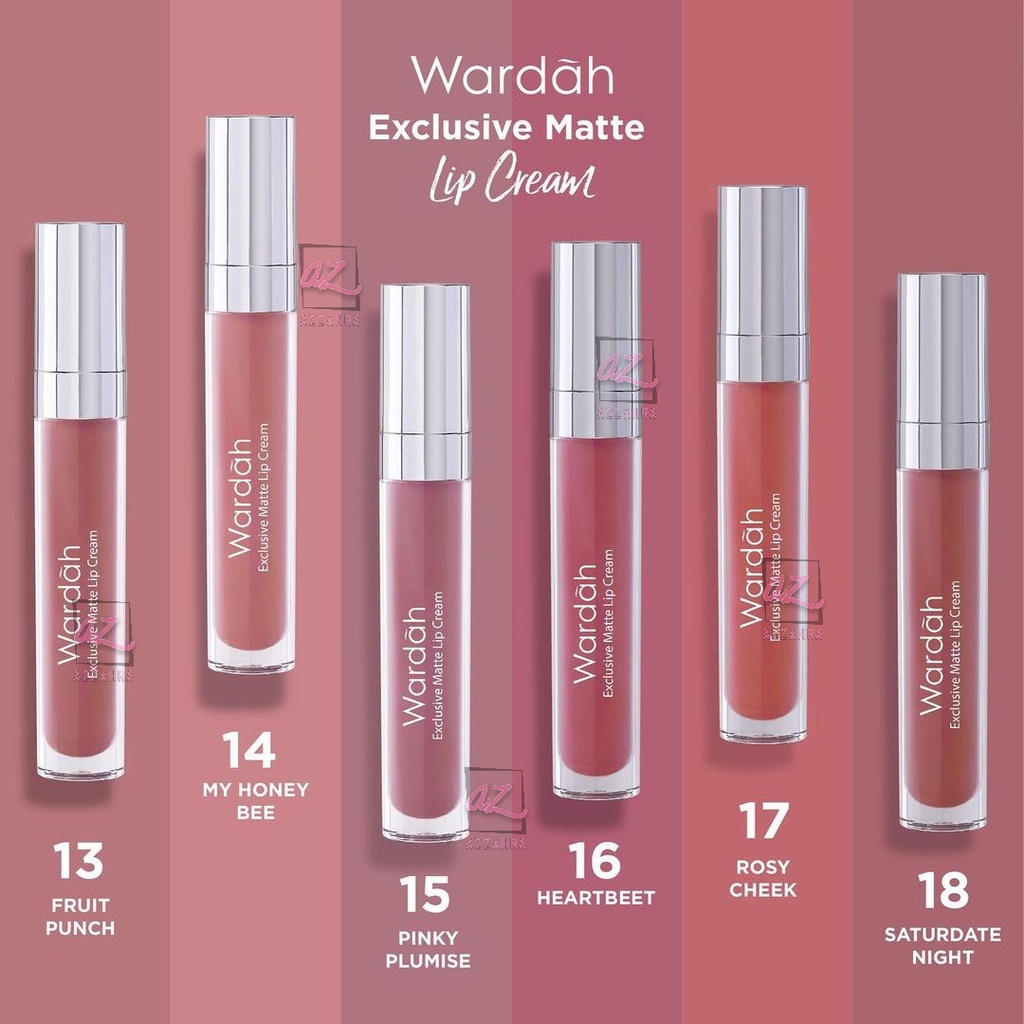 Wardah Exclusive Matte Lip Cream - Warna Intense dan Tahan Lama